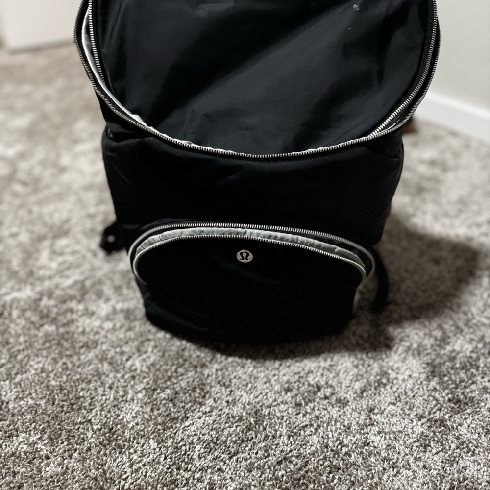 lululemon athletica Black and Gray Backpack